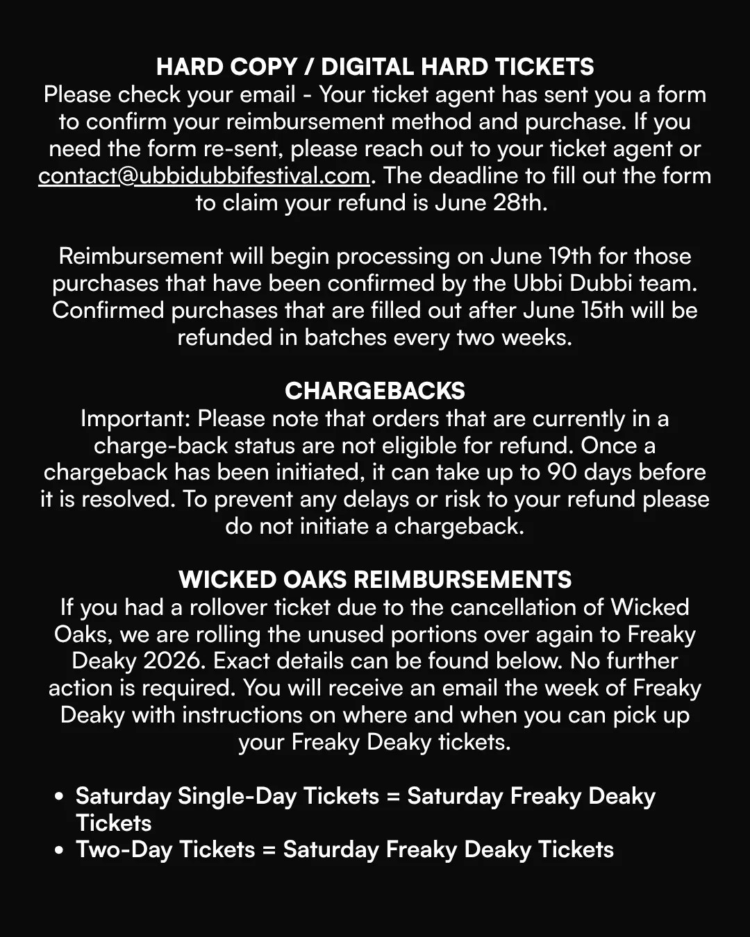 ubbi dubbi 2026 official statement